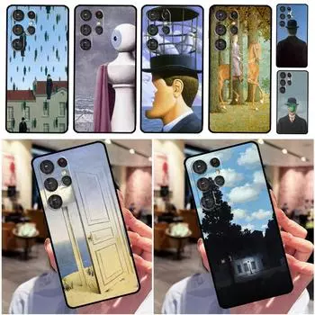 Чехол Rene Magritte для Samsung Galaxy S22 S21 Ultra S20 FE Note 20 Ultra S8 S9 S10 Note 10 Plus Galaxy S10