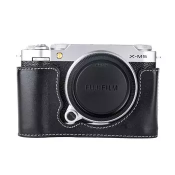 Чехол Rieibi Handmade из натуральной кожи для беззеркальной камеры Fujifilm, защитный чехол для корпуса, чехол для камеры Fuji XM5, чехол X-M5