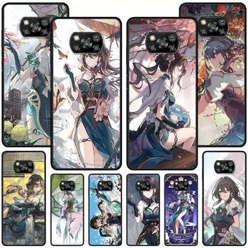 Чехол Ruan Mei Star Rail для Xiaomi Poco M5s X3 NFC F3 X5 M4 M3 Pro, черный, силиконовый, мягкий чехол для телефона Xiaomi Poco F3