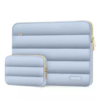 Чехол-рукава MOSISO Fluffy Laptop Sleeve, совместимый с MacBook Pro 16 дюймов M4 M3 M2 M1 Retina 15 дюймов, ноутбук с небольшим чехлом, горизонтальная сумка из полиэстера
