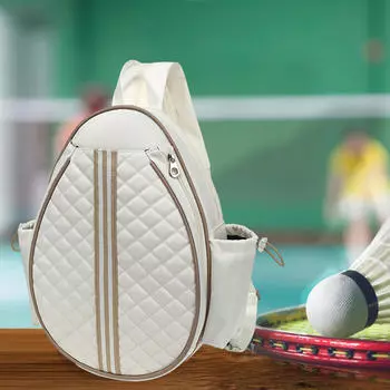 Чехол-рюкзак для ракеток для тенниса и бадминтона с функцией органайзера White A