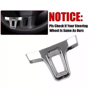 Чехол рулевого управления автомобиля Отделка блестками Украшение салона автомобиля Простая установка Высокая надежность Высокая универсальность Для Golf 6 MK6 1Pc