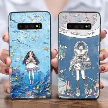 Чехол с 3D-тиснением для Samsung Galaxy A50 A10 A12 A31 A20E A21S A40 A70 A71 A51 A52 A72 A32 S20 FE S9 S10 S21 Plus Ultra TPU Case A40