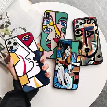 Чехол с абстрактным рисунком Пикассо для Xiaomi Poco X3 NFC F3 Mi 9T 11 10T Lite 9 SE A3 Redmi Note 7 6 5 9 10 9S s 8T 8 Pro 9C, бампер из ТПУ Xiaomi Mi 9 SE