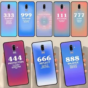 Чехол с ангельскими цифрами для Samsung Galaxy J7 2016 A3 A5 J1 J3 J5 2017 A6 A7 A8 A9 J8 2018 J4 J6 Plus A6 2018