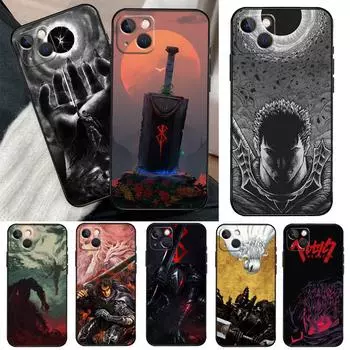 Чехол с аниме Berserk Guts для iPhone 13 12 11 Pro Max Mini XR X XS MAX 6S 7 8 Plus SE 2020 2022, чехол для телефона iphone 5 5S