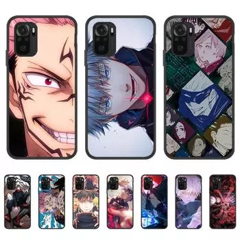 Чехол с аниме Jujutsu Kaisen для Xiaomi Redmi Note 11 10 9 Pro, чехол для Redmi Note 8 Pro 11S 8T 9T 9S 10S Note9 Pro, чехол Funda Etui Redmi 9T