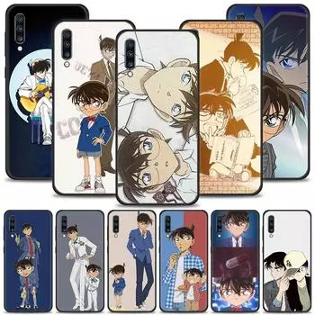 Чехол с аниме Кудо Шиничи и Конан для Samsung A50 A70, для Realme 8 Pro C21, для Motorola G8 Plus One Fusion, для Nokia G10 5,4 For Samsung M31
