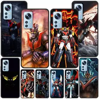Чехол с аниме Manga Mazinger Z для Xiaomi Poco X3 NFC M3 Mi 11 Lite 5G 12X 11T 10T 12 Pro 9T Note 10 9, черный силиконовый чехол для телефона Xiaomi Mi A2 Lite