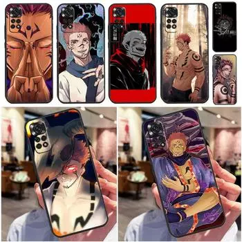 Чехол с аниме Sukuna Jujutsu Kaisen для Xiaomi Redmi Note 11 11S 10 10S 9 9S 12 Pro Redmi 9A 9C 10A 10C, мягкий чехол в виде ракушки Redmi 10A