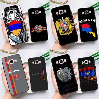 Чехол с армянским флагом для Samsung Galaxy J7 J5 J3 J1 A3 A5 2017 2016 J4 J6 Plus A6 A7 A8 A9 2018 Задняя крышка A8 Plus 2018