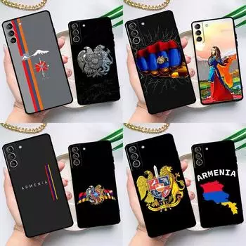Чехол с армянским флагом для Samsung Galaxy S23 S22 S21 Ultra S20 FE S9 S10 Note 10 Plus Note 20 Ultra Full Cover Galaxy S21 Plus