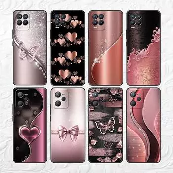 Чехол с бантом для Realme 8 C21y GT Neo 2 3 8i C21 7 C11 6 C12 C35 C3 GT 9 Pro C12, силиконовый чехол из ТПУ для телефона Realme 8i