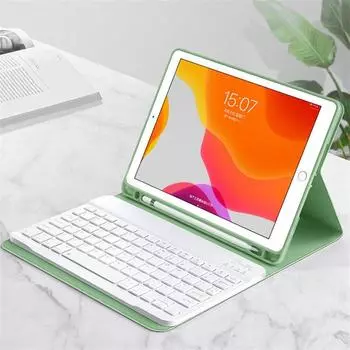 Чехол с беспроводной Bluetooth-клавиатурой для iPad Pro 11 Air4 10,9 дюйма, съемный встроенный пенал, подставка, чехол для клавиатуры Folio iPad 9.72017/2018Air2/