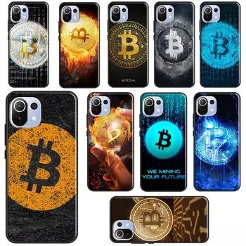 Чехол с биткойном для POCO F3 F2 F1 M3 M4 X4 GT X3 Pro, чехол для телефона Xiaomi 12 10T 11T Pro Mi 11 Lite Mi 9T (9T Pro)