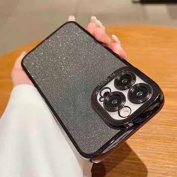 Чехол с блестящим покрытием для Apple Iphone 15 Pro Max 15 Pro 15 Plus 15pro 14pro 5G 14 Pro Max ультра противоударный защитный чехол для телефона iphone 11 серебряный