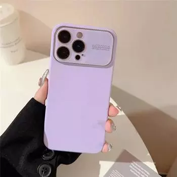 Чехол с большим окном для iPhone 14 15 Pro Max, чехол для iPhone 11 12 13 Pro Max 14promax 15pro, силиконовый мягкий защитный чехол для объектива камеры For iPhone 12Pro Max