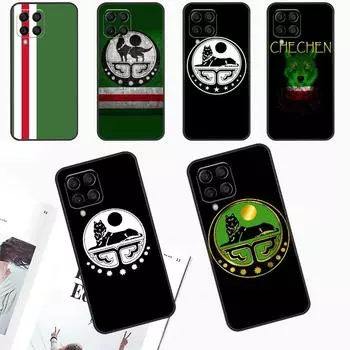 Чехол с чеченским флагом для Samsung Galaxy M54 M34 M14 M21 M31 M51 M12 M32 M52 M13 M33 M53 M30s M31s M20 M55 Samsung M51