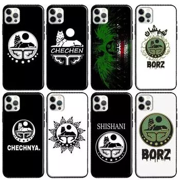 Чехол с чеченским гербом для iPhone 13 12 Pro Max 12 Mini X XR XS Max 11 Pro Max 7 8 Plus SE 2020, чехол для телефона iphone 5 5S SE