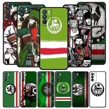 Чехол с чеченским национальным флагом для Oppo Find X6 Pro X5 A54 A53 A52 A9 2020 A15 A95 A17 A16 A76 A74 A57 Reno7 Reno6 Pro Plus 5G Oppo Find X5 Pro