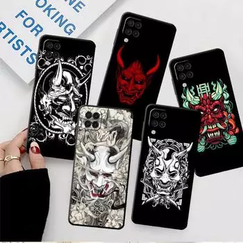 Чехол с черепом самурая воина для Samsung Galaxy A52 A12 A51 A32 A21s A71 A32 5G A12 A22 A53 A31 A13 A72 A02s A41 A03, чехол для телефона Samsung A53 5G