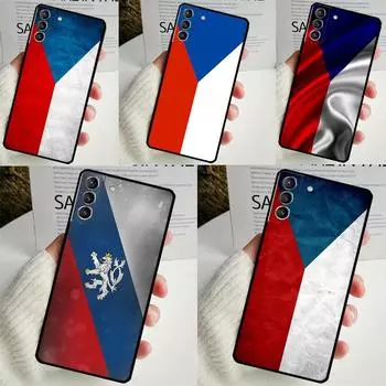 Чехол с чешским флагом для Samsung Galaxy S24 S23 S22 Ultra Note 10 Plus Note 20 S9 S10 S20 S21 FE, задняя крышка Galaxy S9 Plus