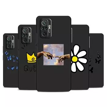 Чехол с цветочным сердечком для Xiaomi Redmi Note 11 9S 10 9 8 7 9A 9C 9i K40 8T 10C 9T K50, силиконовый чехол для телефона Redmi Note 11 Pro