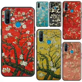 Чехол с цветущим миндальным деревом для OnePlus 10 Pro 9 Pro 8T 9R Nord2, чехол для Realme 8i 9i 8 Pro C21 GT Neo 2 Master Realme GT(Neo)