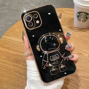 Чехол с держателем астронавта Mi11lite для Xiaomi Mi 11 Lite 5g Ne 11lite 4g 12 Mi11i, силиконовый чехол-подставка Xiaomi11 Mi11 Lite for mi 11