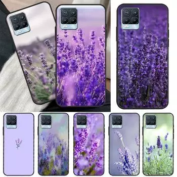 Чехол с фиолетовым цветком лаванды для OnePlus 10 9 Pro 8T 9R Nord2, чехол для Realme GT Neo 2 3 GT Master 8i 9i 8 Pro Realme GT 2 Pro