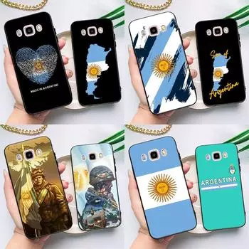 Чехол с флагом Аргентины для Samsung Galaxy J3 J5 J7 2017 J1 A3 A5 2016 J4 J6 Plus A6 A8 A7 A9 J8 2018 чехол A3 2016 - A310