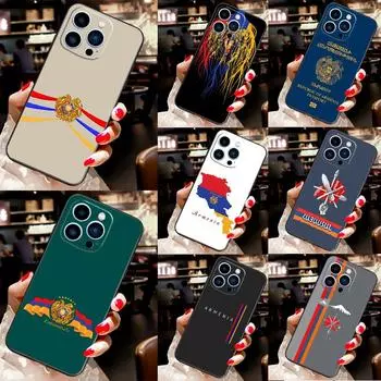 Чехол с флагом Армении для iPhone 13 12 11 Pro Max XS XR X, полное покрытие для iPhone 12 13 Mini 7 8 Plus SE 2020 iPhone 6 6s