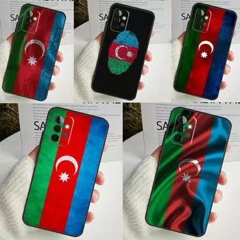 Чехол с флагом Азербайджана для Samsung Galaxy A34 A35 A14 A15 A25 A53 A33 A13 A52 A32 A12 A51 A71 A54 A55 Samsung A15