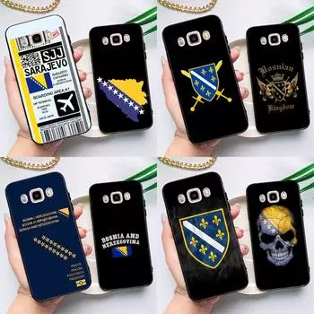 Чехол с флагом Боснии для Samsung Galaxy J3 J5 J7 2017 J1 A3 A5 2016 J4 J6 Plus A6 A8 A7 A9 J8 2018 A5 2017 - A520 A520F