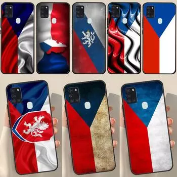 Чехол с флагом Чешской Республики для Samsung Galaxy A34 A54 A14 A53 A13 A51 A71 A50 A12 A22 A32 A52 A72 Чехол для телефона Samsung A73 5G
