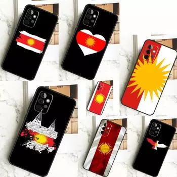 Чехол с флагом езидов для Samsung Galaxy A52 A32 A12 A14 A34 A54 A51 A71 A53 A33 A13 A15 A25 A35 A55 Samsung A25