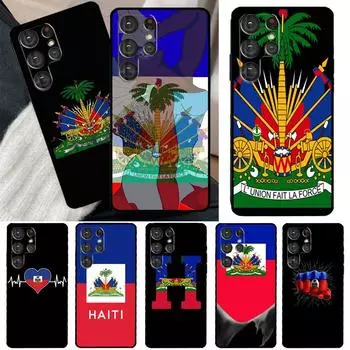 Чехол с флагом Гаити для Samsung Galaxy S22 Ultra S20 FE Note 20 Note 10 S8 S9 S10 Plus S21 Ultra Cover Galaxy S10 Plus