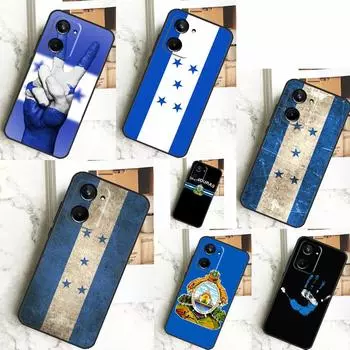 Чехол с флагом Гондураса для Realme C67 C55 C53 C51 C35 C33 C31 C30 C25s C21Y GT Neo 6 GT5 9 10 11 12 Pro Plus Realme 9 Pro