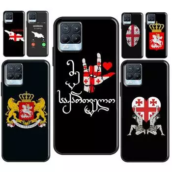 Чехол с флагом Грузии для Realme 8i 8 Pro GT Neo 2 Master C15 C21, чехол для OnePlus 8T 9R Nord2 9 Pro GT Master Explorer5G