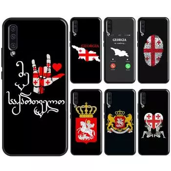 Чехол с флагом Грузии для Samsung A12 A32 A42 A52 A72 A52S A03S A21S A11 A31 A51 A71 A10 A50 A70, полное покрытие Samsung A03S