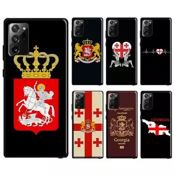 Чехол с флагом Грузии для Samsung Galaxy S20 FE S22 S21 Ultra Note 20 Note 10 S8 S9 S10 Plus, чехол для телефона Galaxy S8
