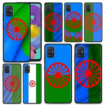 Чехол с флагом Gypsy Aromanian Romani Roma для Samsung Galaxy A51 A50 A71 A21s A70 A30 A31 A41 A11 A91 A01 A51 A71 A42 5G Capa Samsung A21