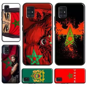 Чехол с флагом Марокко для Samsung Galaxy A12 A22 A32 A42 A52 A72 A51 A71 A50 A70 A03S A21S A52S Samsung A10