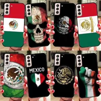 Чехол с флагом Мексики для Samsung Galaxy S22 S21 Note 20 Ultra S8 S9 S10 Note 10 Plus S20 FE задняя крышка Galaxy S8