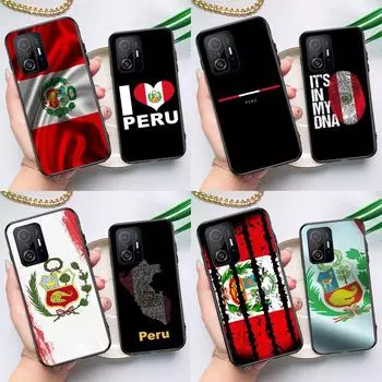 Чехол с флагом Перу для POCO F5 X5 X3 Pro X4 F4 GT F3 M5s C40, чехол для Xiaomi 13 12 Lite 11T 12T Pro 12X Xiaomi 13 Lite