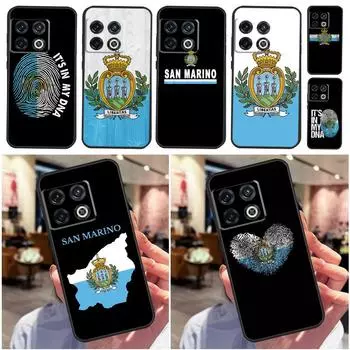 Чехол с флагом Сан-Марино для OnePlus Nord 2 2T CE N10 N20 N300 OnePlus 9 Pro 10 Pro 8T 9R 9RT 10T Ace Cover OnePlus 8Pro