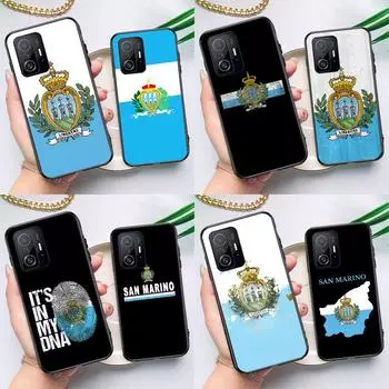 Чехол с флагом Сан-Марино для POCO F5 X5 X3 Pro X4 F4 GT F3 M5s C40 Чехол для Xiaomi 13 12 Lite 11T 12T Pro 12X POCO X5