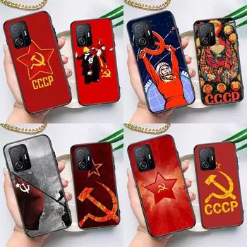 Чехол с флагом СССР СССР CCCP для Xiaomi Mi 11 Lite 10T 11T Pro, чехол для телефона POCO X3 NFC M3 M4 Pro F2 F3 Mi 10Lite