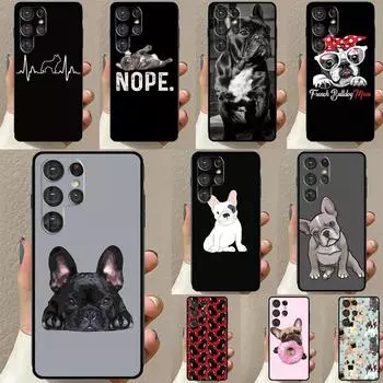 Чехол с французским бульдогом для Samsung Galaxy S10 S9 S8 Note 10 Plus Note 20 S22 Ultra S20 FE S21 FE, чехол для телефона Galaxy S8