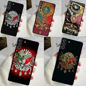 Чехол с гербом Османской империи для Samsung Galaxy S24 Ultra S22 Plus S20 S21 FE S8 S9 S10 Note 10 20 S23 Ultra Cover Galaxy S20 Plus